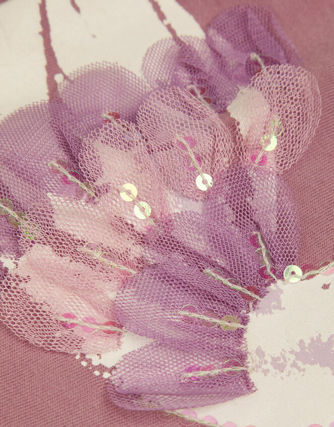 Swan Lake Long Sleeve Top, Purple (PURPLE), large