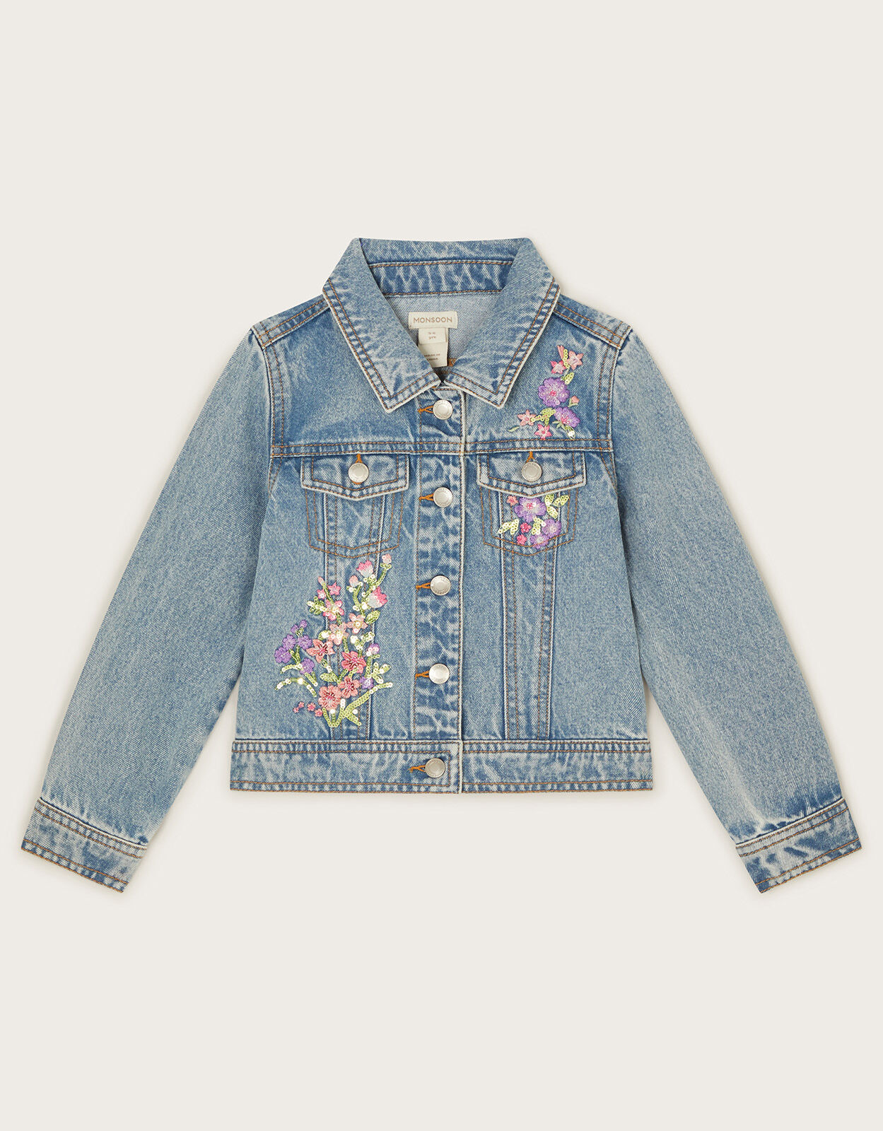 Monsoon girls denim jacket outlet