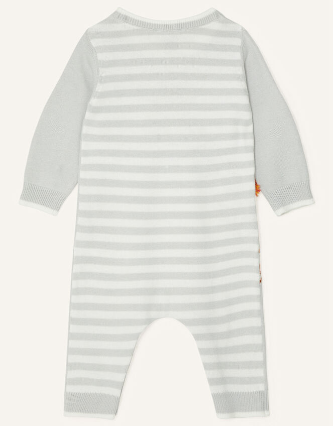 Newborn Giraffe Sleepsuit, Grey (GREY), large