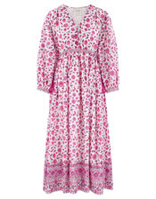 Dilli Grey Soraya Print Dress, Pink (PINK), large