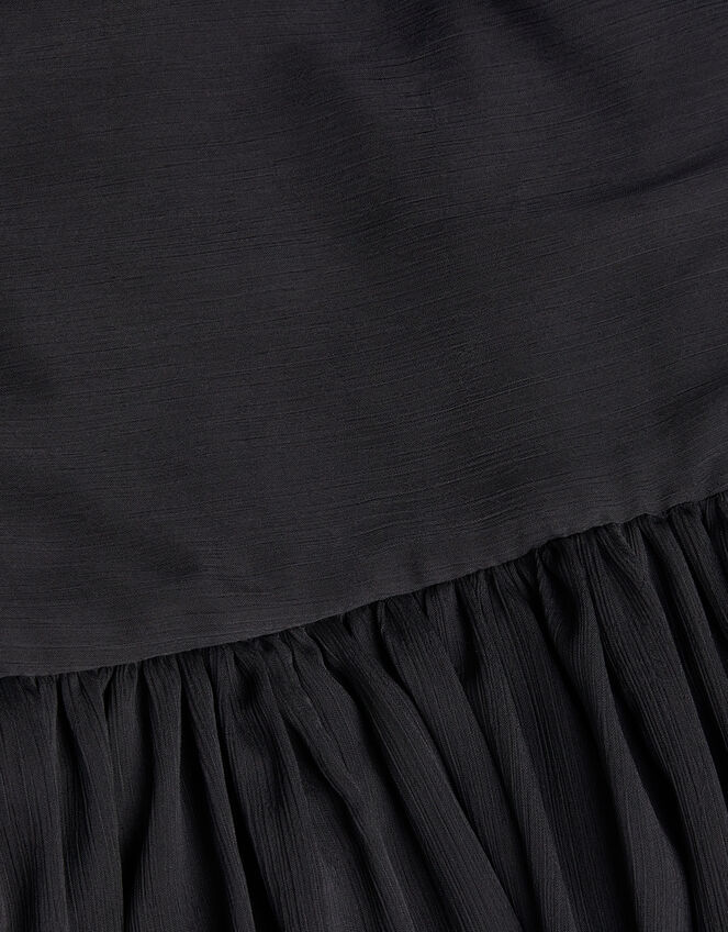 Texas One-Shoulder Prom Dress, Black (BLACK), large