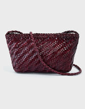 Ellyla Sia Woven Leather Crossbody Bag, , large