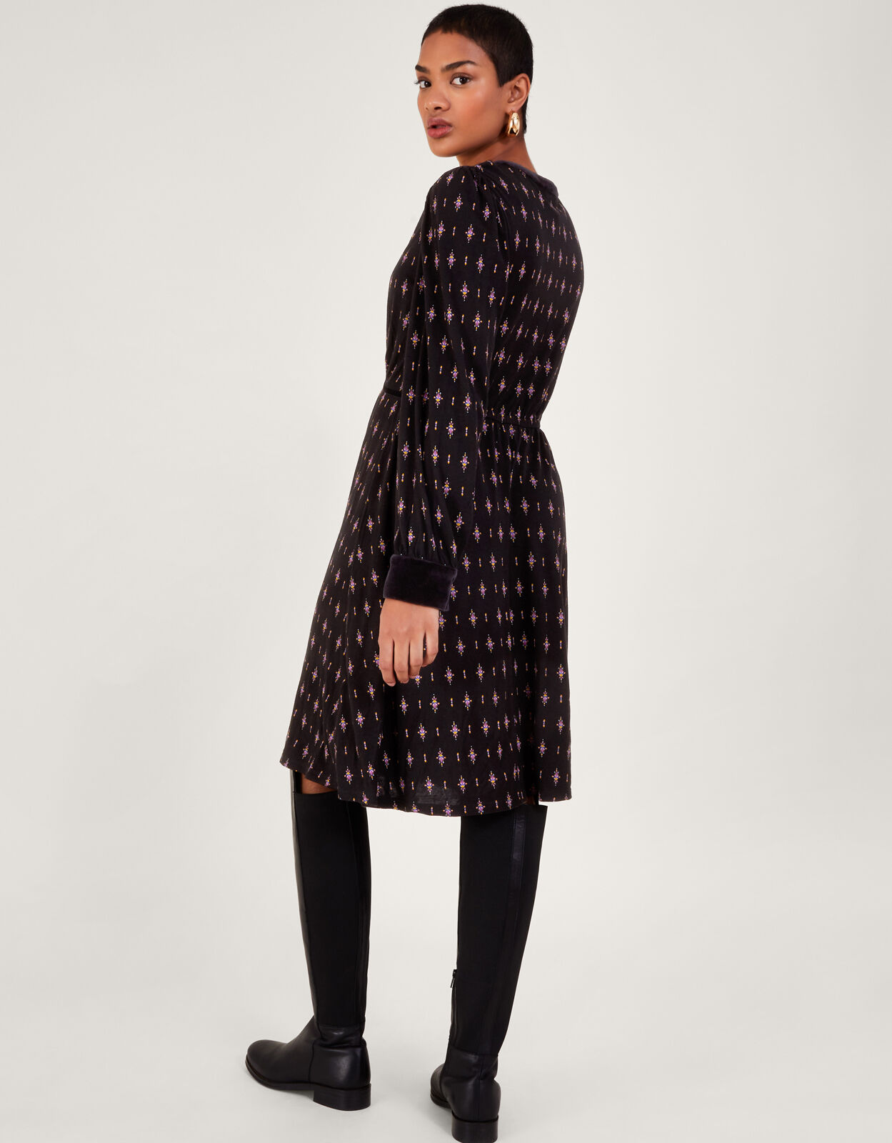 Black hotsell geometric dress