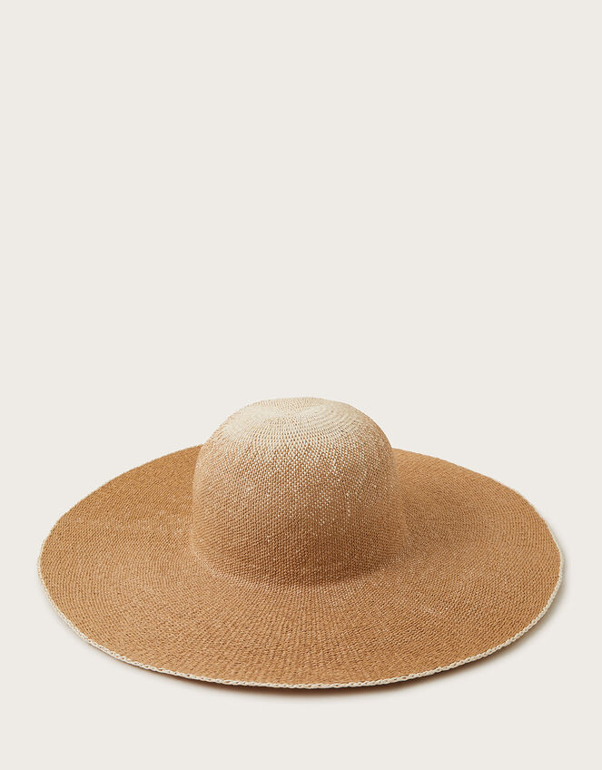 Wide Brim Ombre Hat, , large