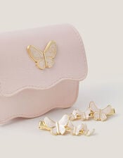 Butterfly Bag & Hair Clips Set, , large