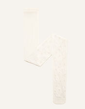 Butterfly Print Tights, Ivory (IVORY), large