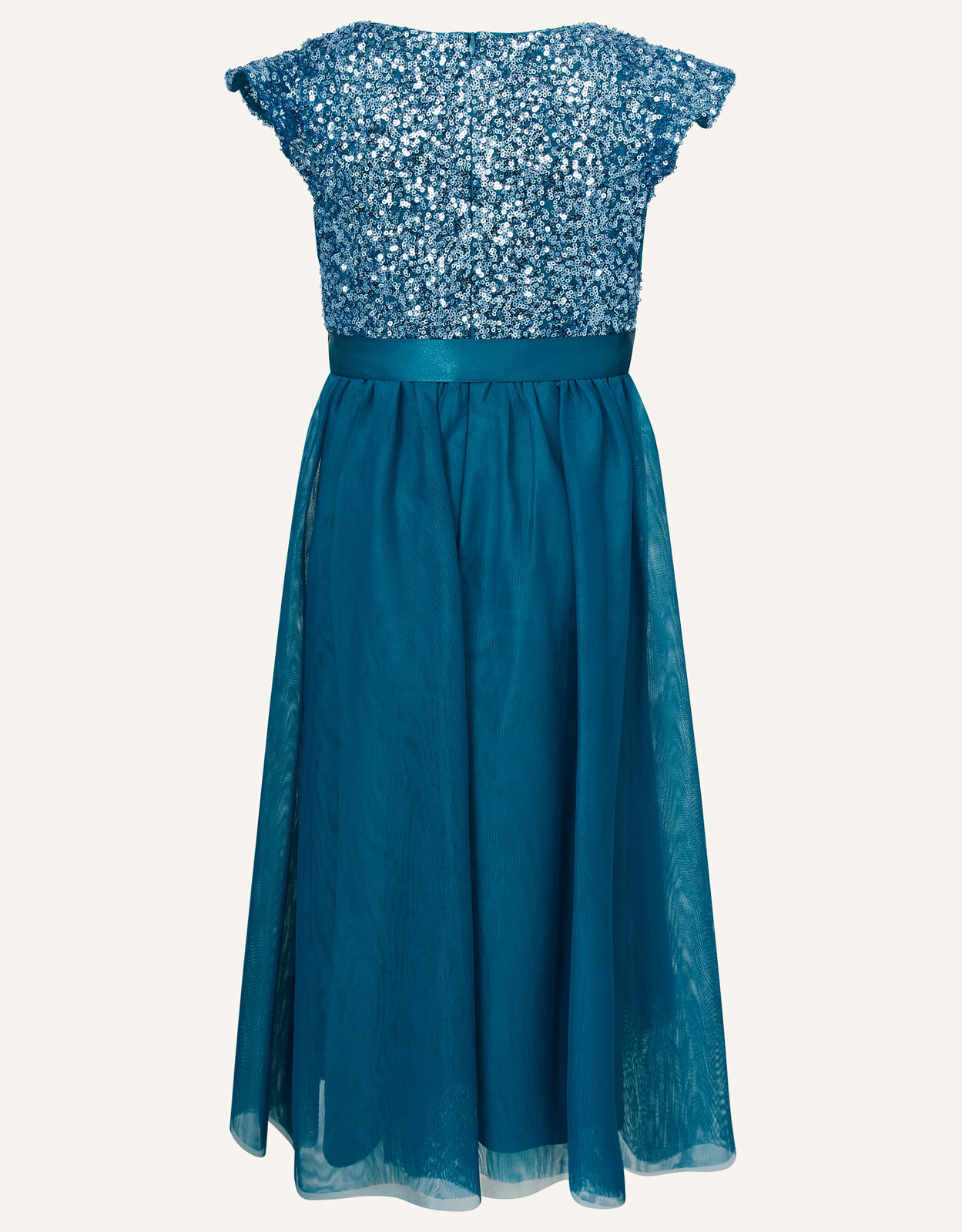 Monsoon online teal dress