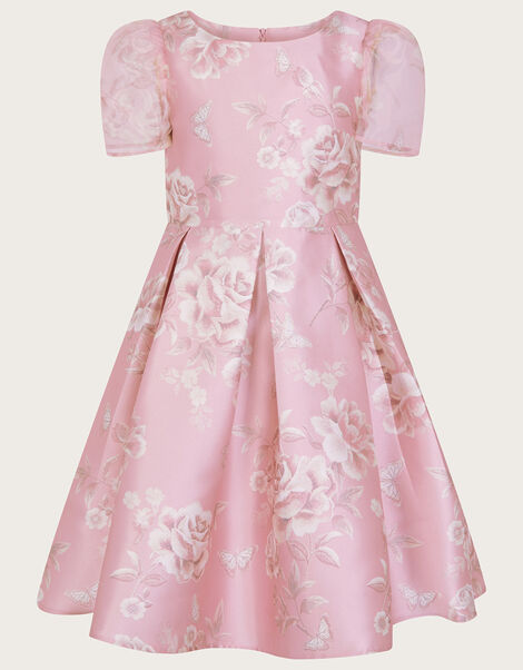 Marcy Roses Duchess Twill Dress, Pink (DUSKY PINK), large