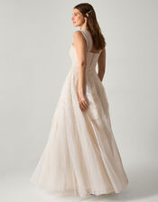 Rose Organza Maxi Wedding Dress, Ivory (IVORY), large