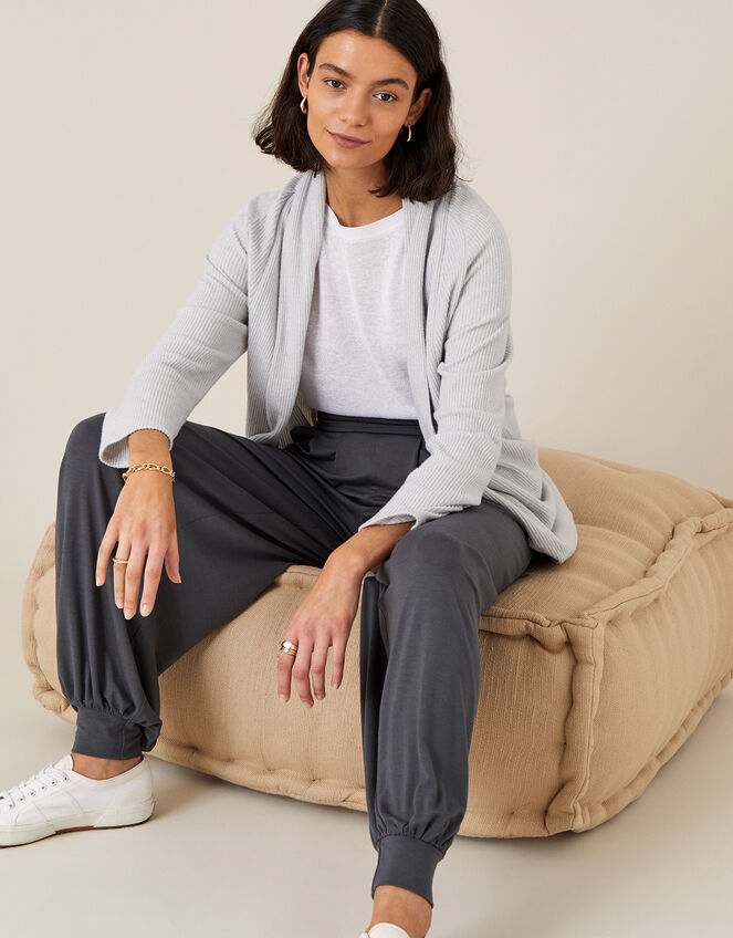 LOUNGE Heidi Jersey Hareem Trousers , Grey (CHARCOAL), large