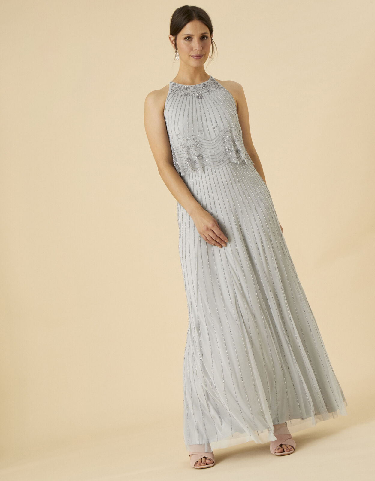 Suzanne Embellished Maxi Dress in 