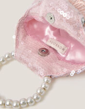 Leila Sequin Flower Bag, , large