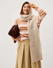 Tula Hooded Scarf, Natural (NEUTRAL), large