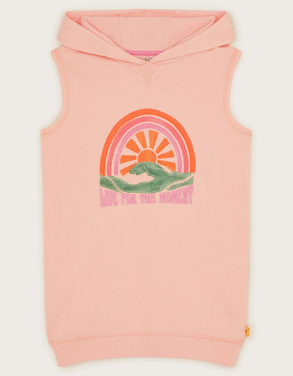 Live for the Moment Sleeveless Sweater, Orange (ORANGE), large