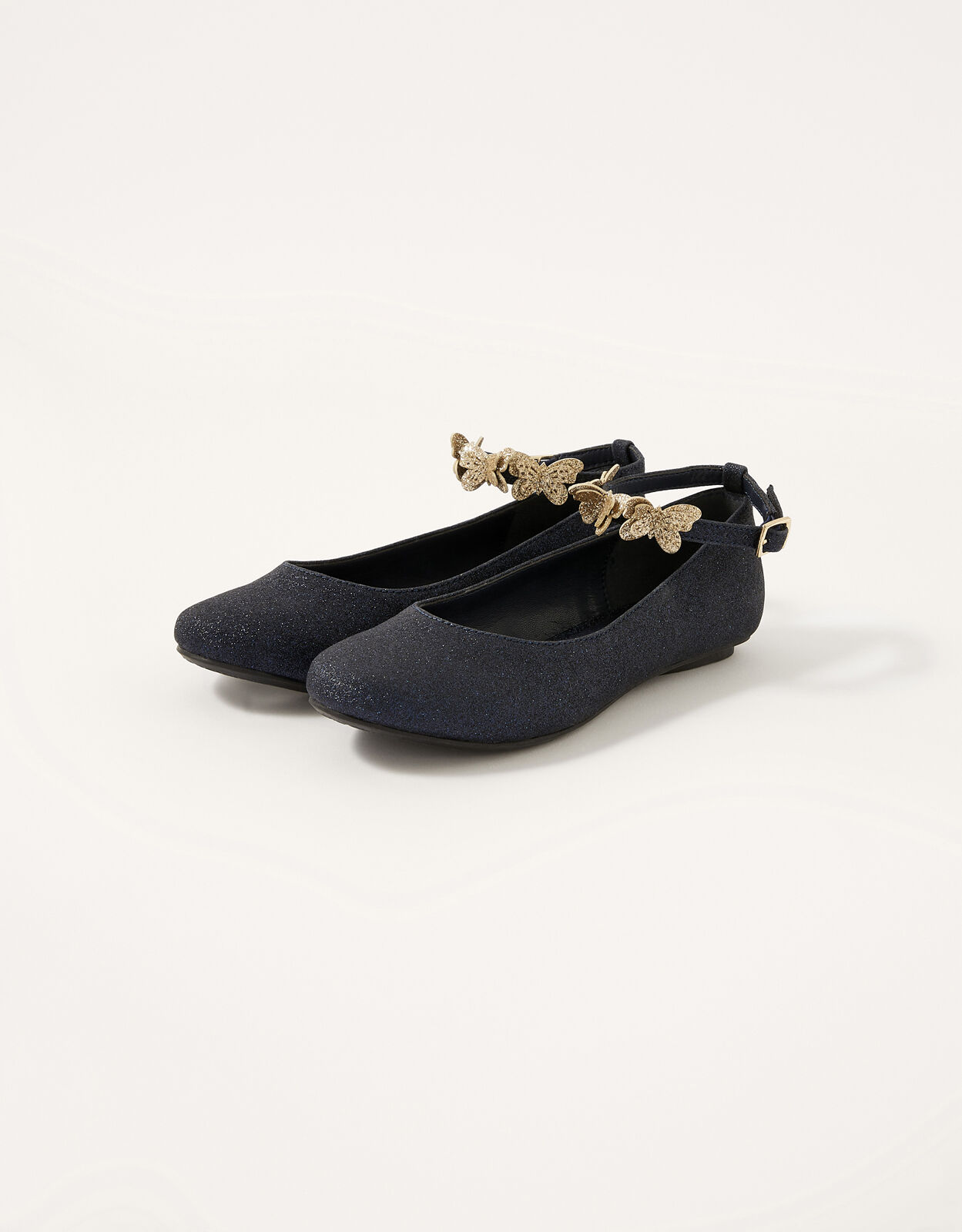 Blue ankle strap flats new arrivals