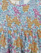 Baby Patchy Floral Top and Shorts Set, Blue (BLUE), large