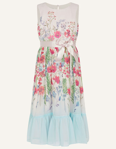 Meadow Printed Chiffon Maxi Dress Multi, Multi (MULTI), large