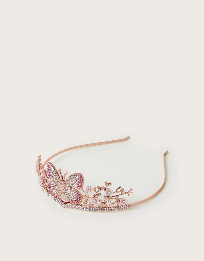 Fiorella Butterfly Tiara, , large