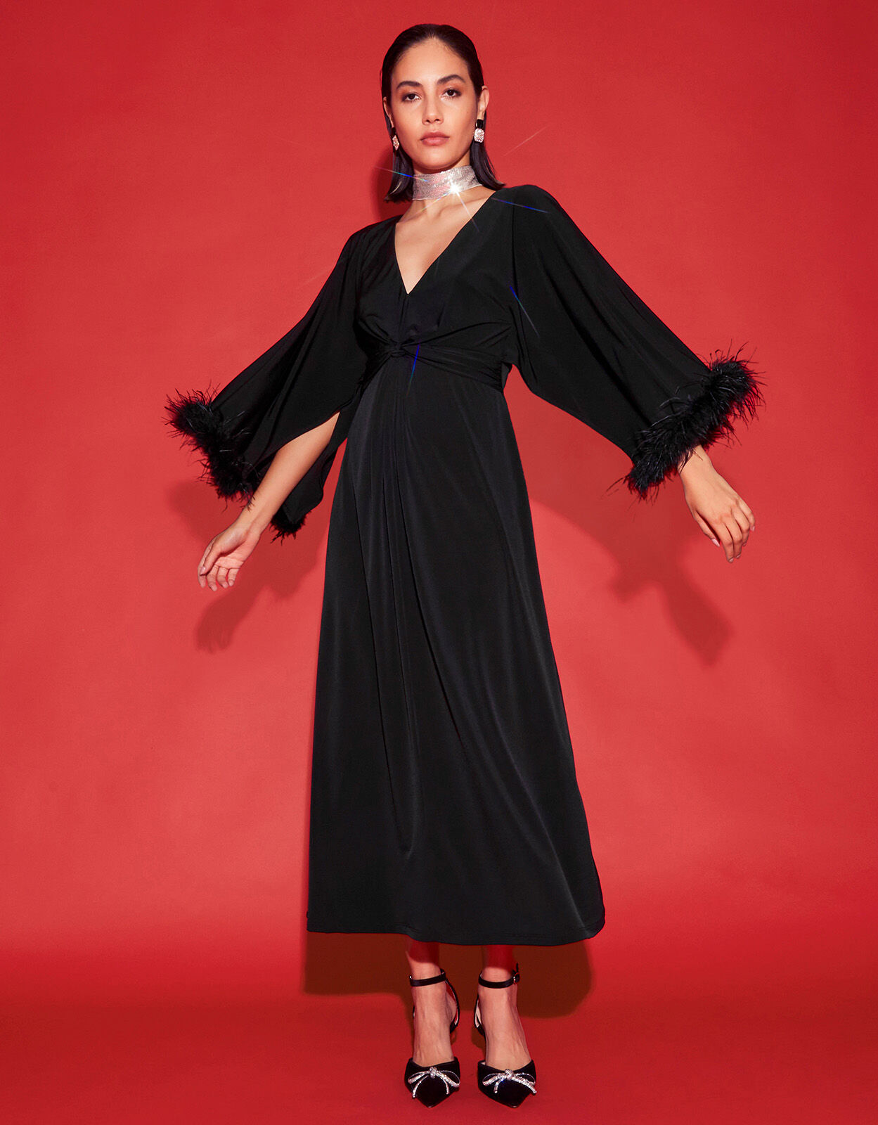 Monsoon new arrivals feather dress