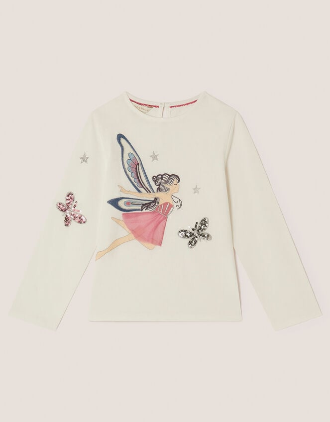 Fairy Long Sleeve Top, Ivory (IVORY), large