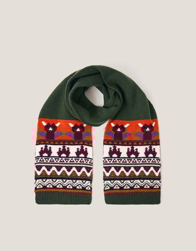 Dragon Intarsia Scarf, , large