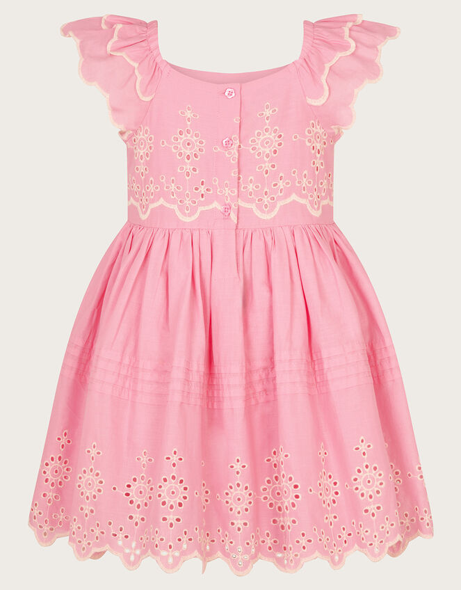 Baby Broderie Dress, Pink (PINK), large