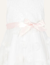 Xanthe 3D Flower Dress, Ivory (IVORY), large