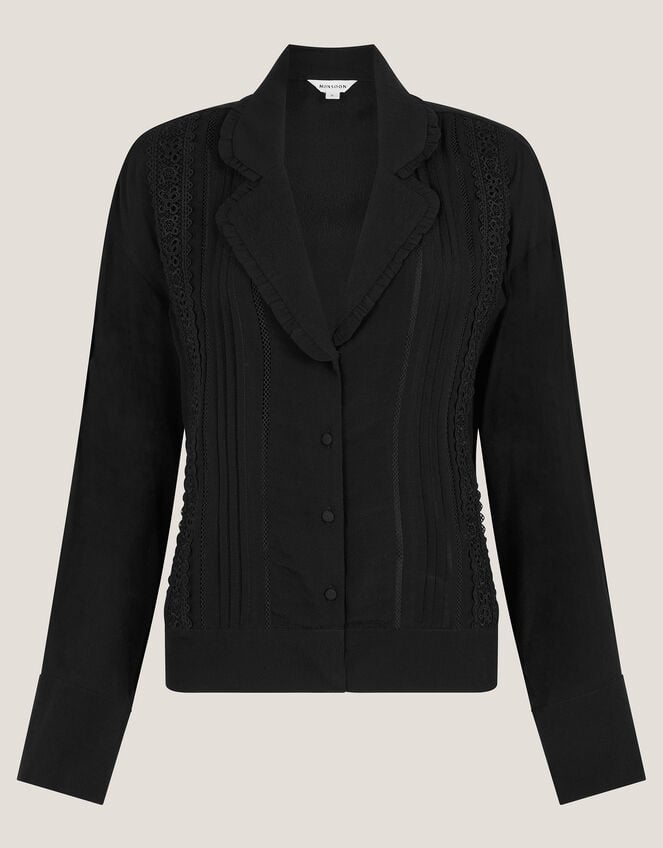 Tamara Lace Blouse, Black (BLACK), large