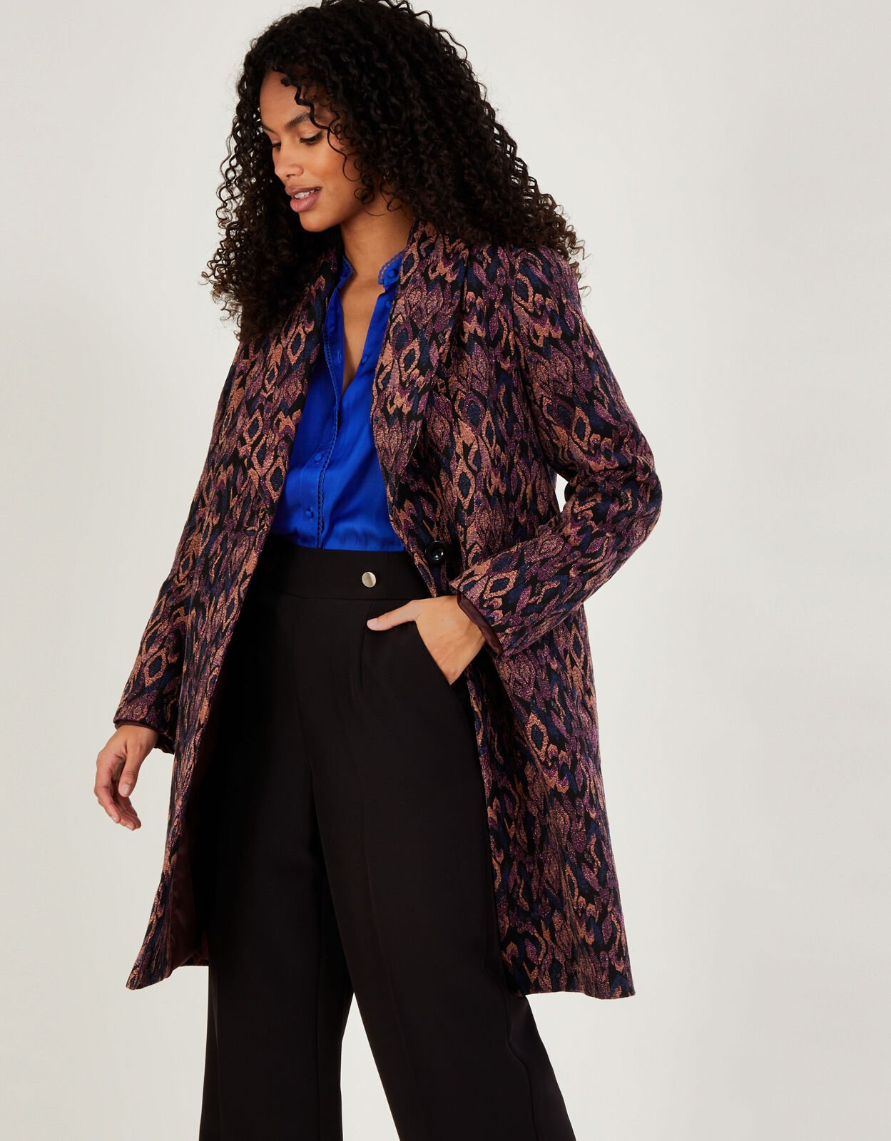 Monsoon deals purple coat