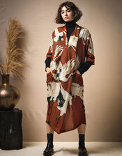 One Hundred Stars Cigar Rachel Dress, Brown (BROWN), large