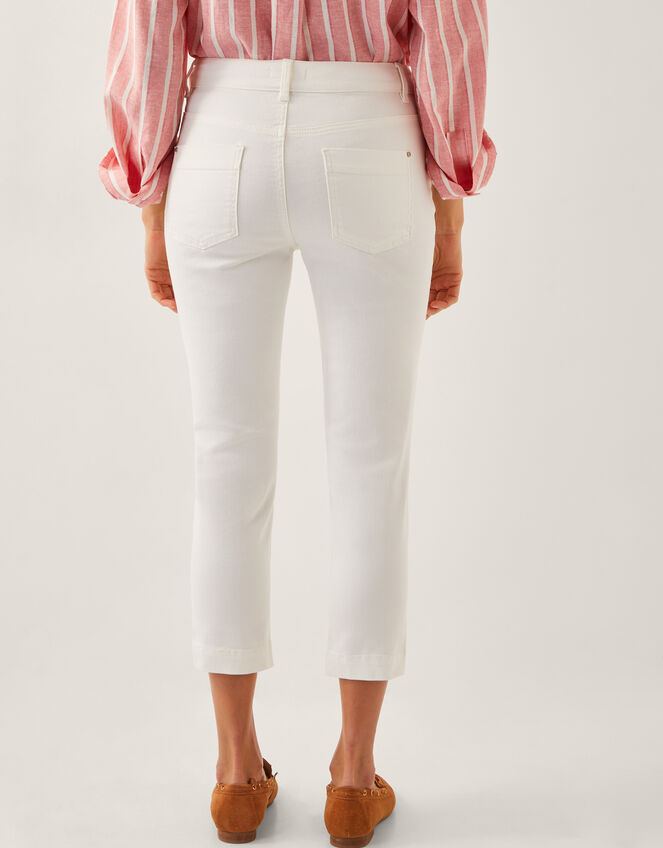 Idabella Cropped Jeans, Ecru (ECRU), large