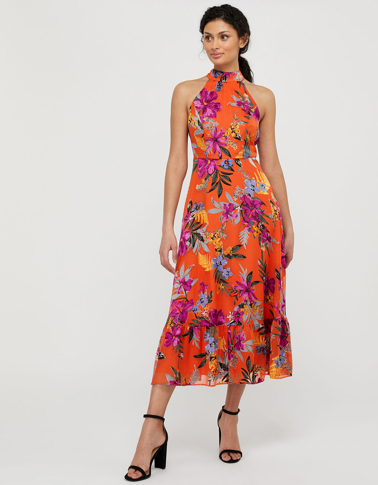 Orange hotsell dress monsoon