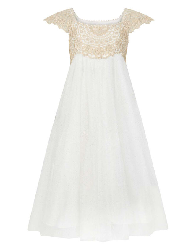 Estella Sparkle Occasion Dress, Gold (GOLD), large