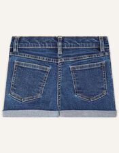 Unicorn Denim Shorts , Blue (BLUE), large