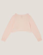 Appliqué Floral Cardigan, Pink (PINK), large