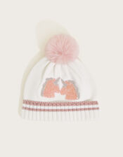 Misty Dazzle Unicorn Hat, Ivory (IVORY), large
