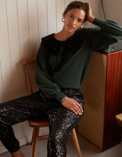 Sonya Sequin Joggers, Black (BLACK), large