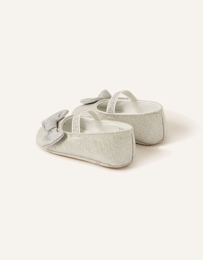Baby Piper Booties, Silver (SILVER), large