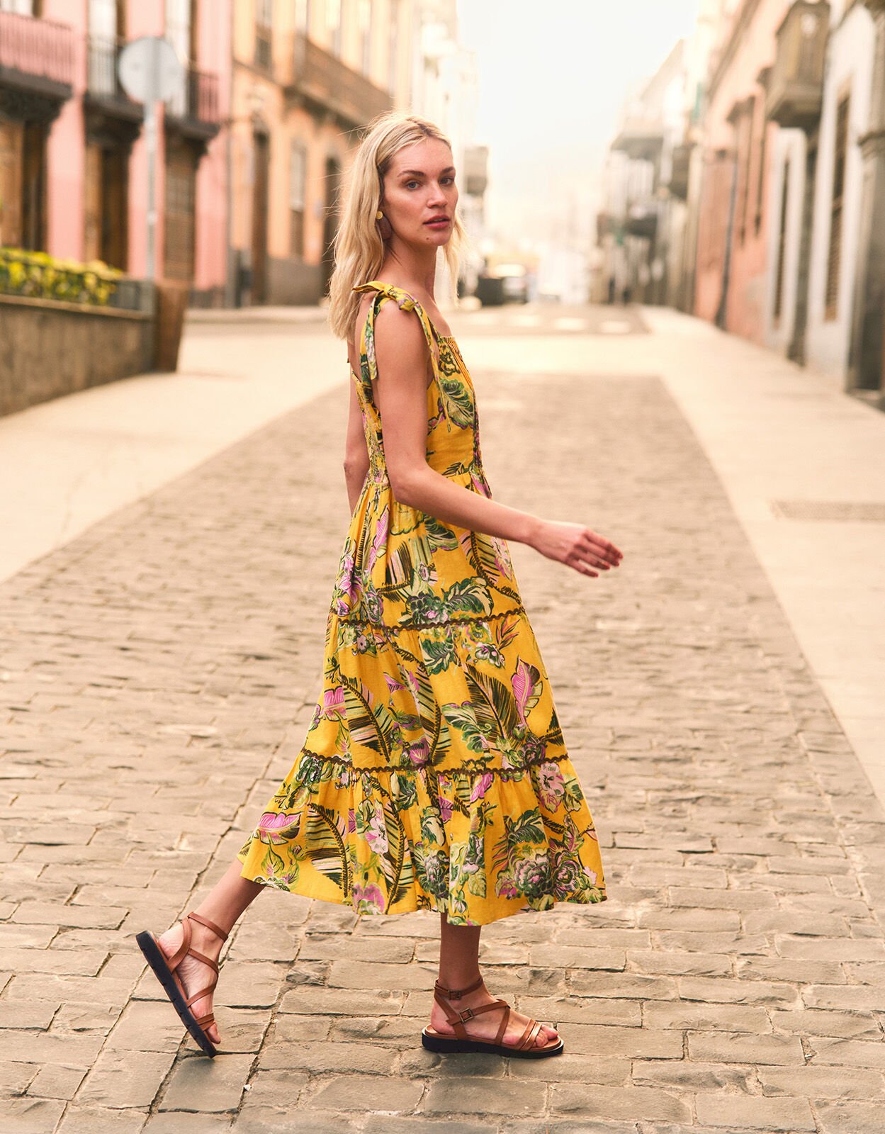 Monsoon top yellow dresses