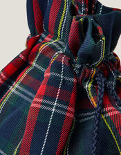 Monsoon x Sarah Corbett-Winder Tartan Pouch Bag, , large
