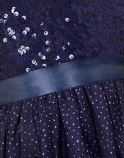 Baby Paige Sequin Dress, Blue (NAVY), large