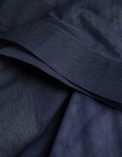 Seville Ruffle Dress, Blue (NAVY), large
