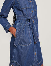 Shirley Denim Shirt Dress , Blue (DENIM BLUE), large