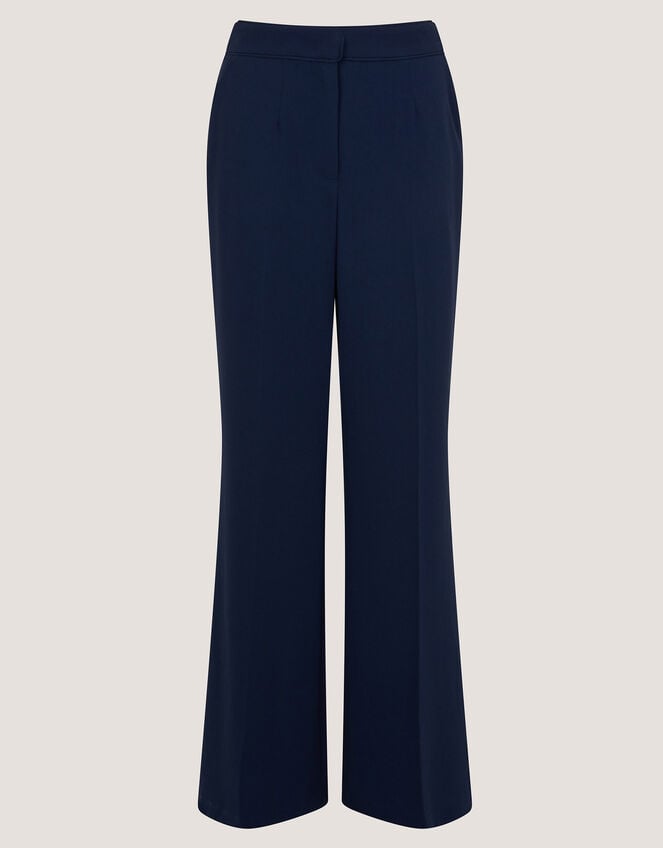 Erin Flared Trousers, Blue (NAVY), large
