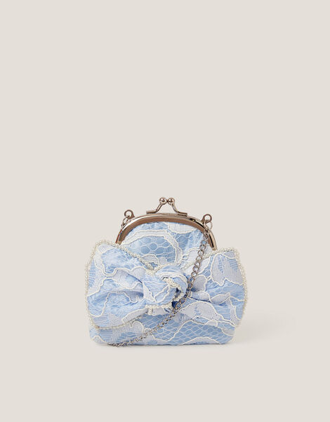Lace Bow Bridesmaid Bag, , large