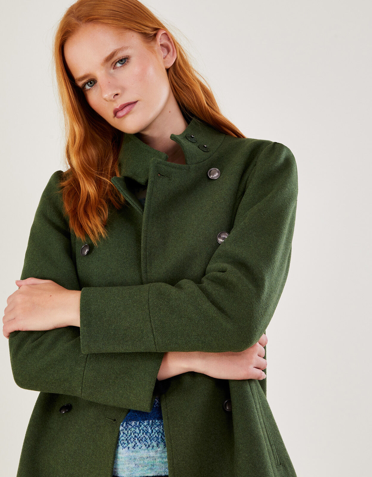 Green peacoat clearance women's