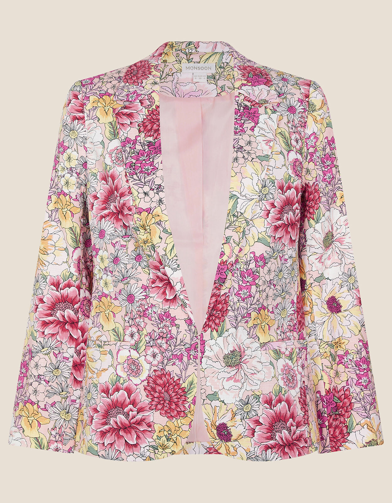 Wren Floral Print Jacket Pink