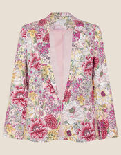 Wren Floral Print Jacket, Pink (PINK), large