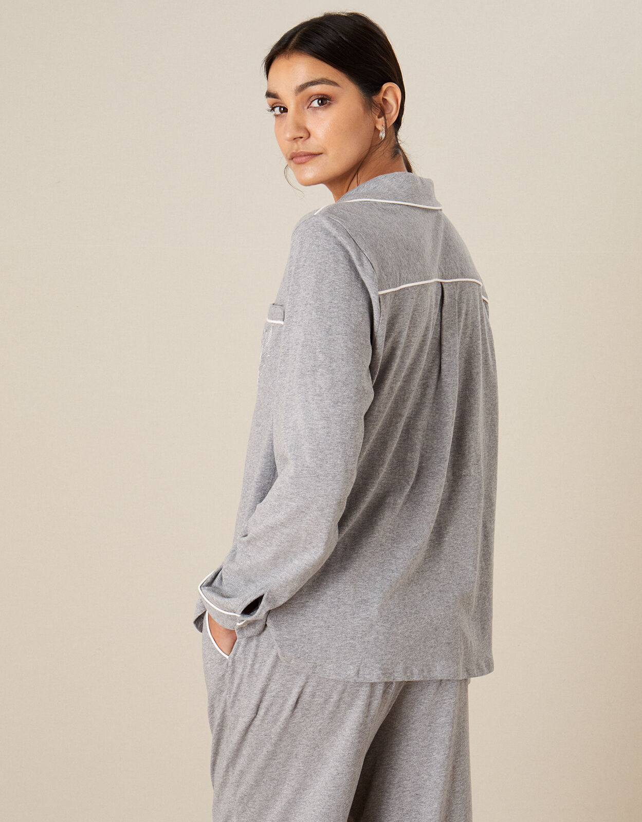 Jersey button down pyjamas online