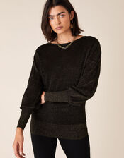 Sparkle Jumper with Sustainable Viscose, Copper (COPPER), large